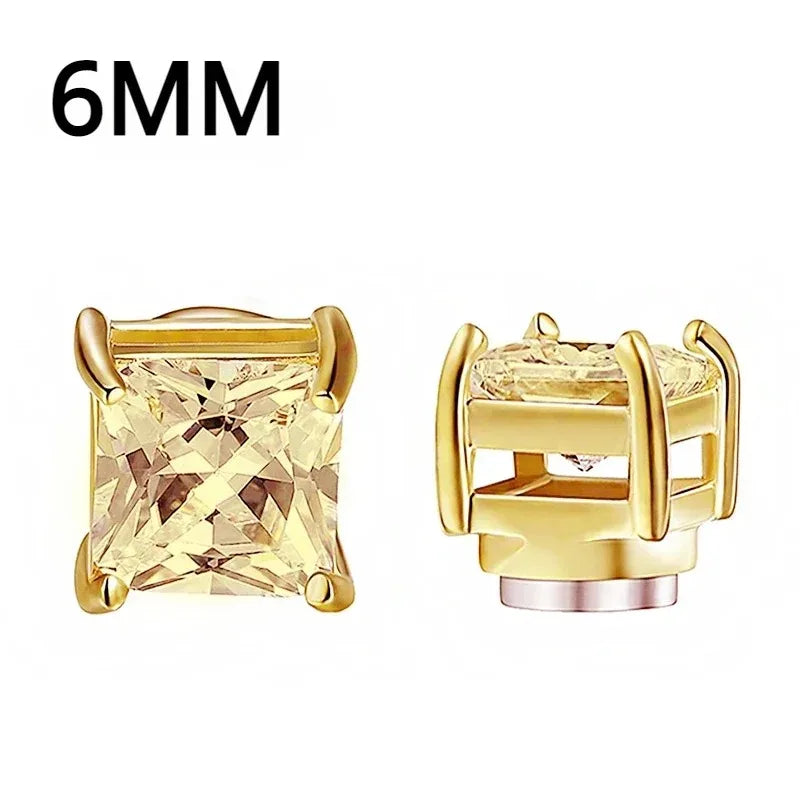 Crystal Strong Magnetic Clip Earrings Non Piercing - Smarsty