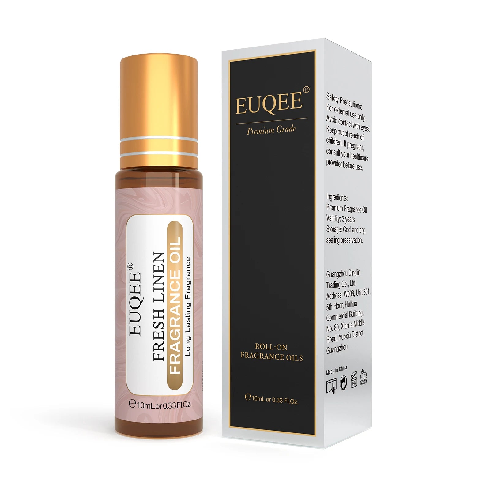 EUQEE 10ml Women's Roller Fragrance Oil Coconut Vanilla Scent - Smarsty