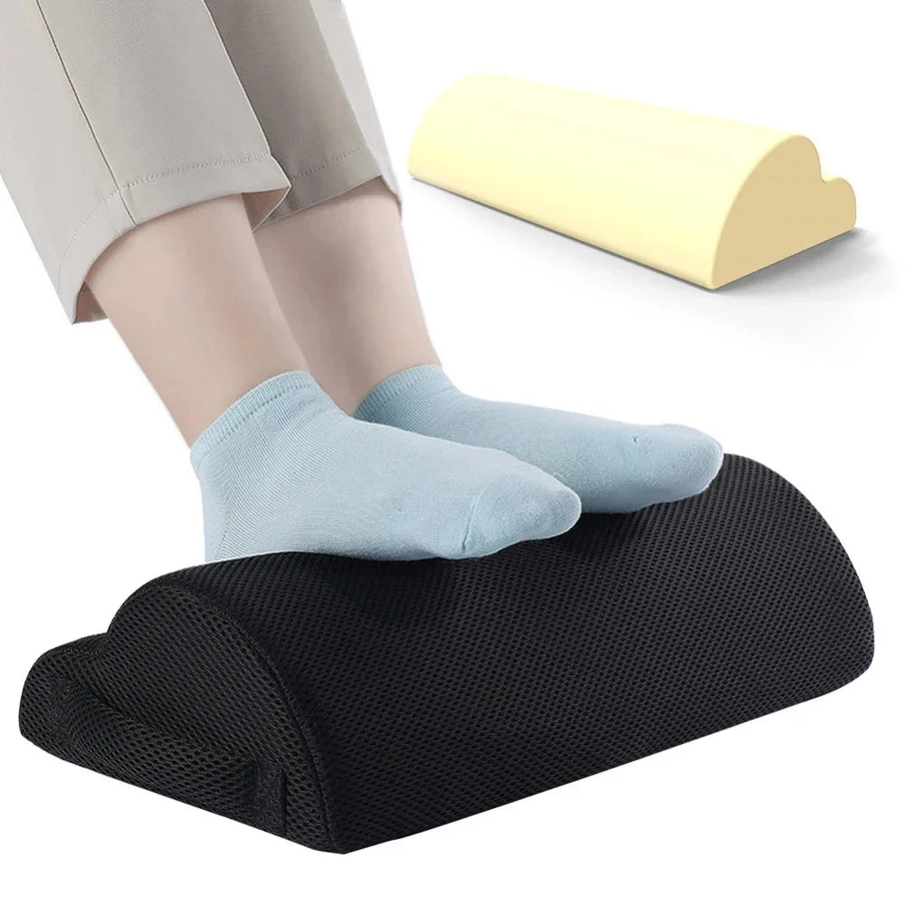 Ergonomic Memory Foam Foot Rest for Desk Comfort - Smarsty