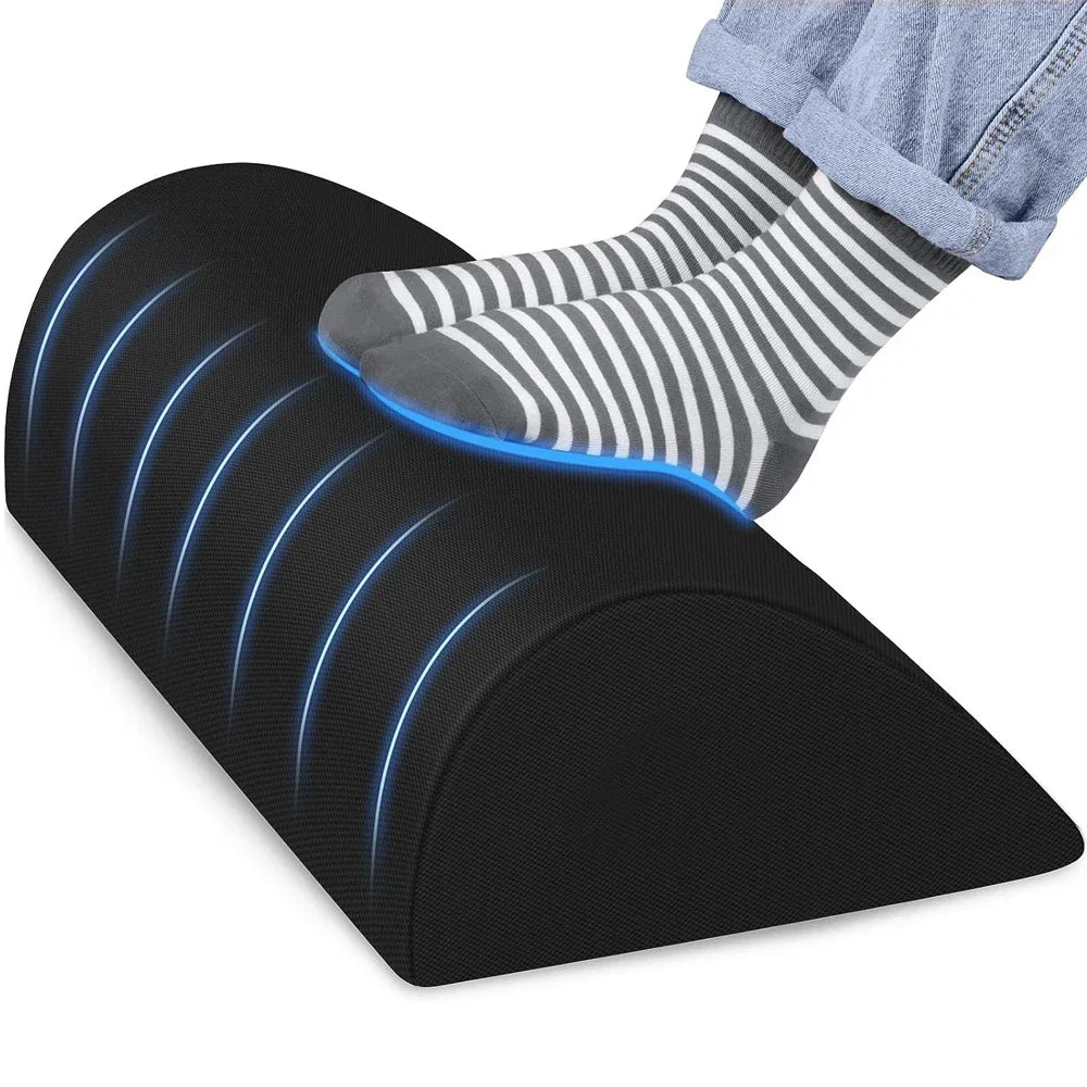 Ergonomic Memory Foam Foot Rest for Desk Comfort - Smarsty