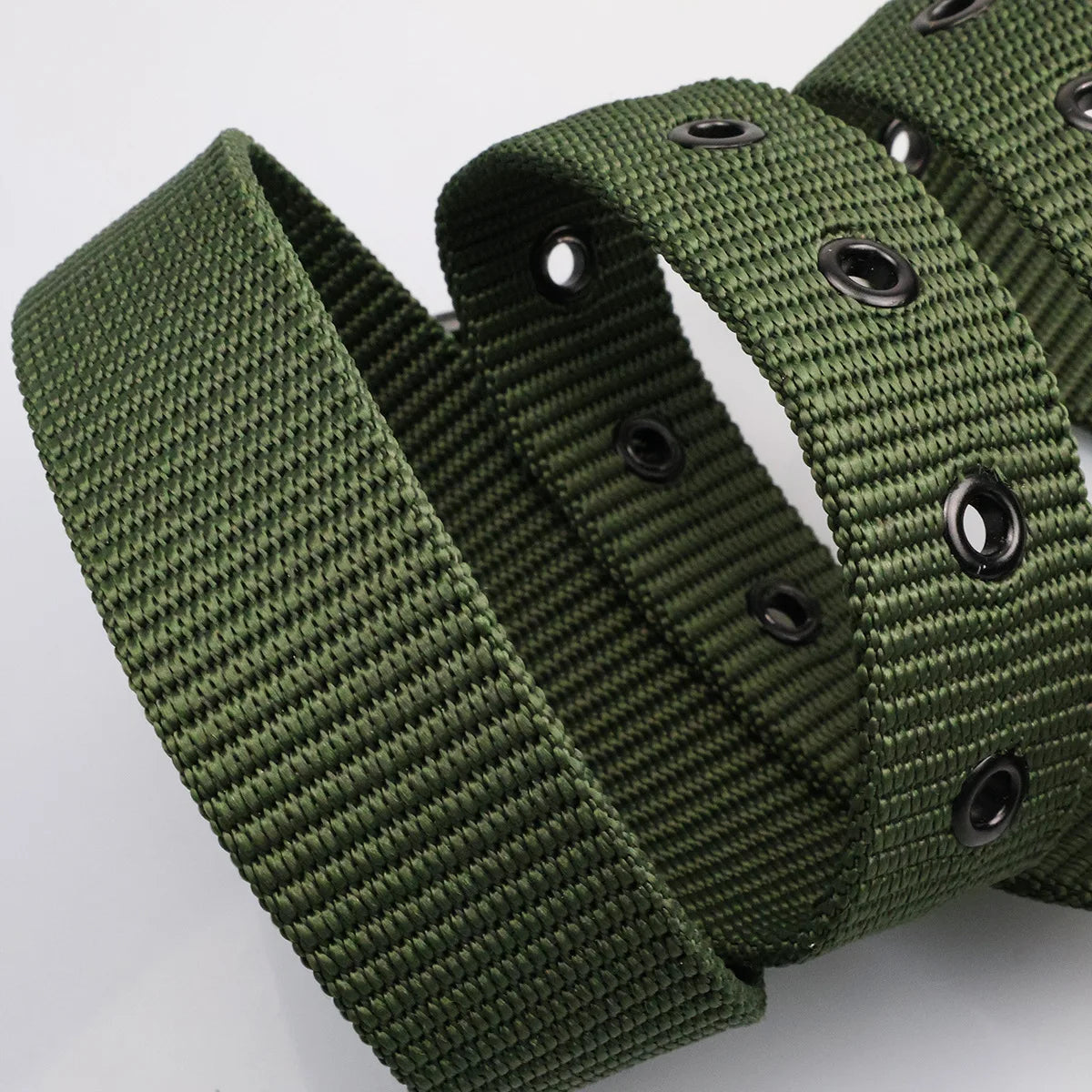 Men's Canvas Belt With Porous Pin Buckle Durable Fashion Accessory - Smarsty