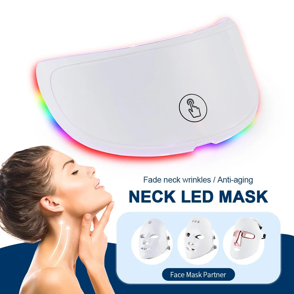 Neck LED Lift Mask for Skin Tightening and Rejuvenation - Smarsty