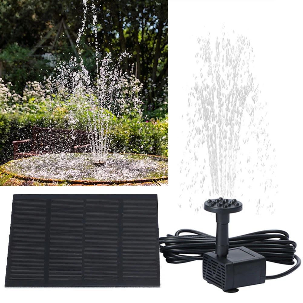 Solar Powered Water Fountain Kit for Garden Decoration - Smarsty