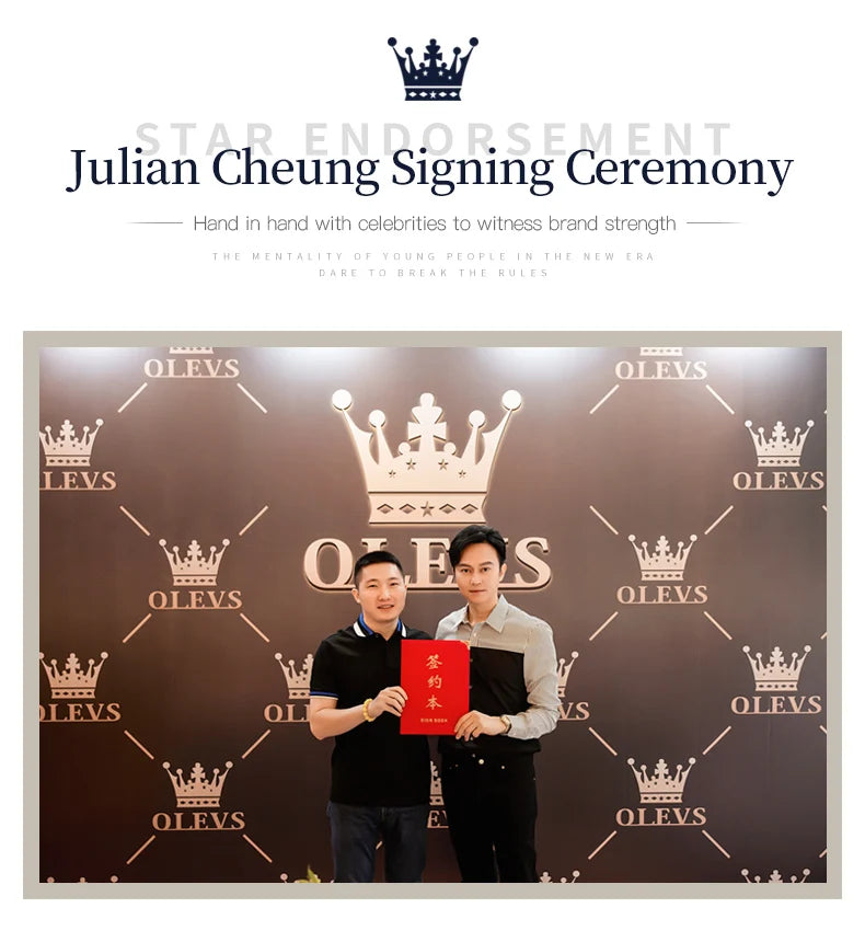 OLEVS Womens Automatic Mechanical Watch Waterproof Stainless Steel - Smarsty