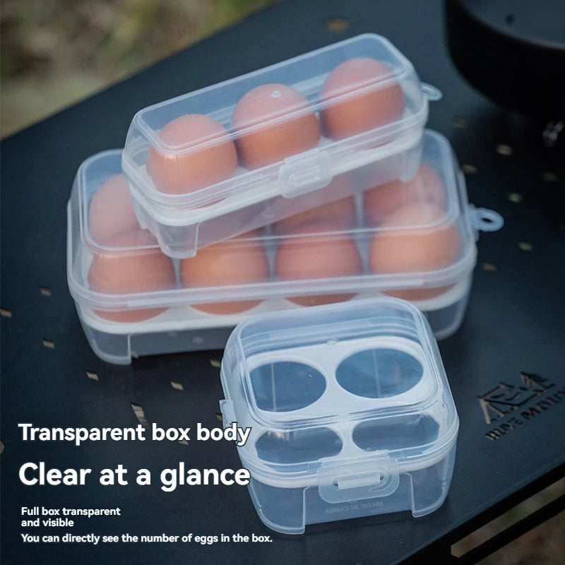 Outdoor Shockproof Egg Box Storage Box, Portable Camping Shatterproof Egg Tray, Home Plastic Protection Box, Travel Shatterproof by Smarsty