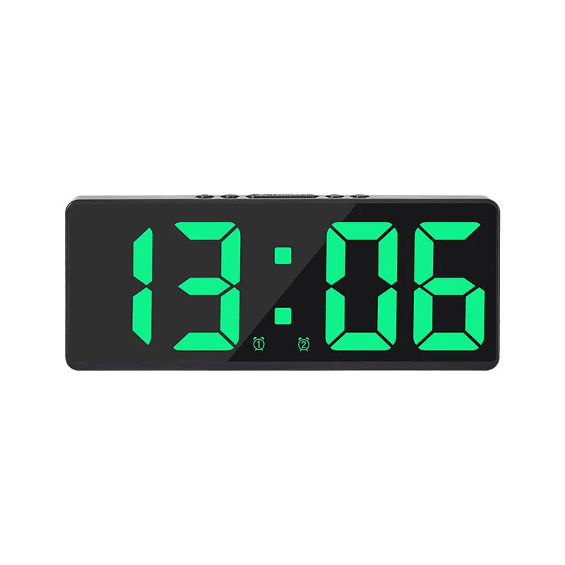 Acrylic Digital Alarm Clock with Voice Control Feature - Smarsty