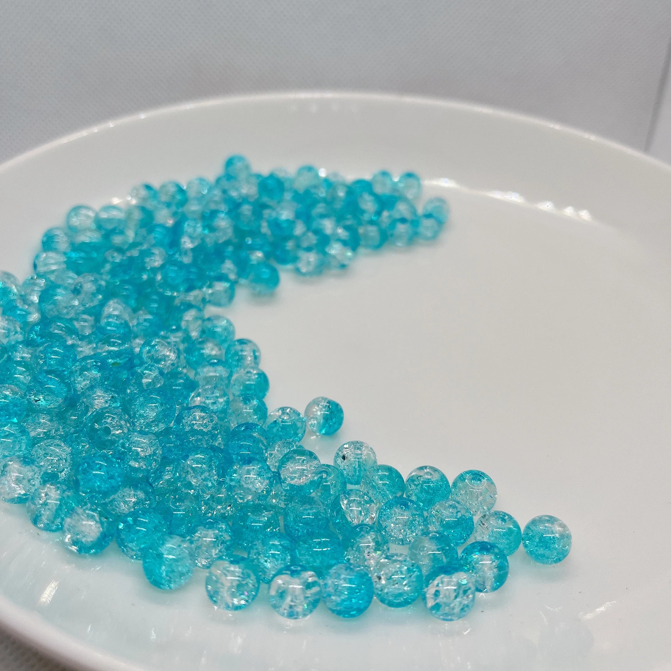 8mm Multicolor Glass Beads for Handmade Jewelry - Smarsty