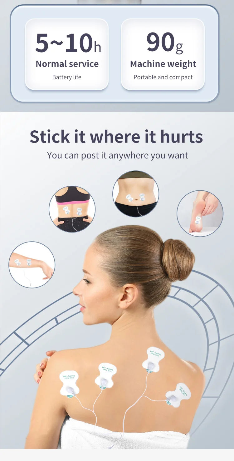 Multi-Functional TENS Unit for Pain Relief and Muscle Relaxation - Smarsty