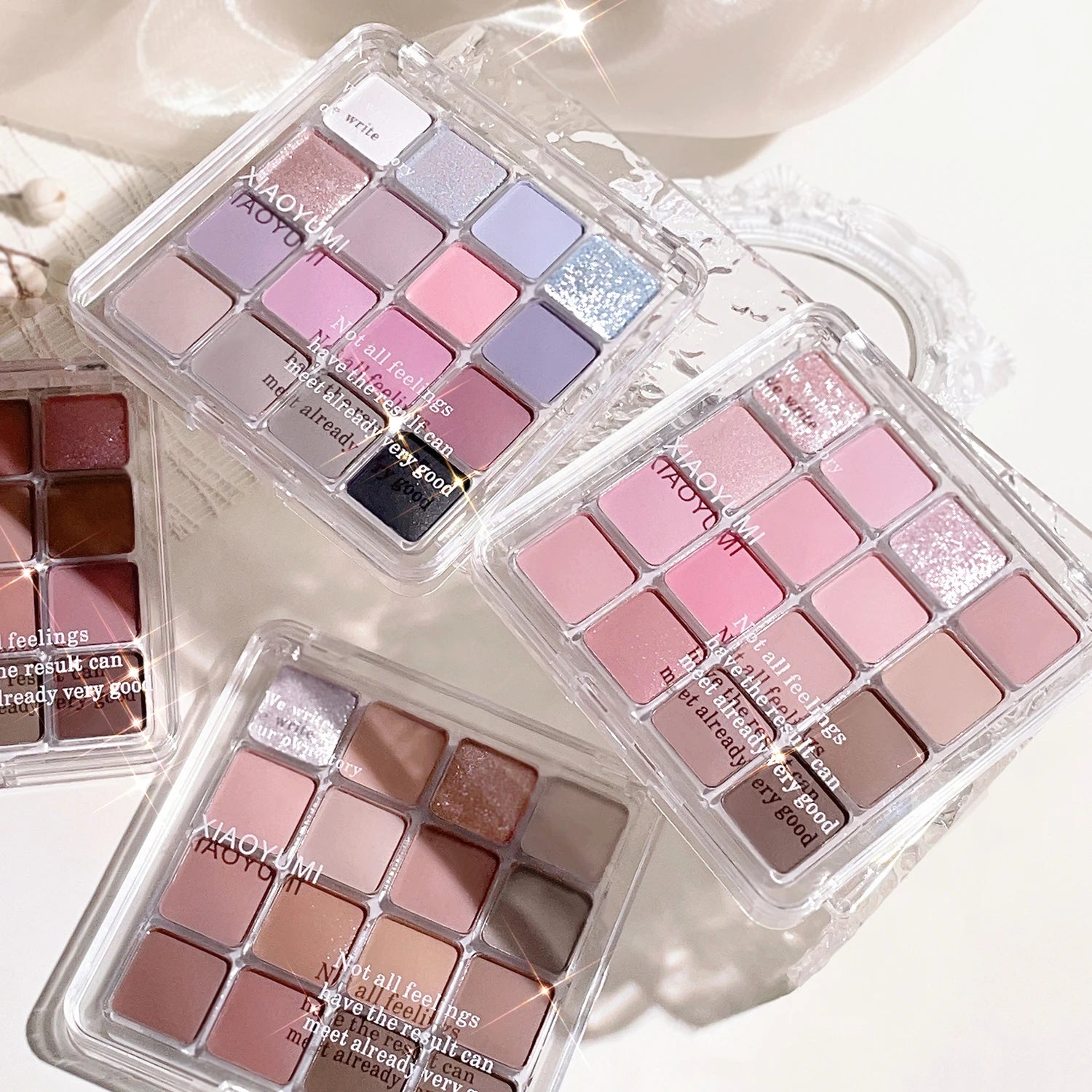 Sixteen-Color Korean Eye Shadow Palette for Long-Lasting Wear - Smarsty
