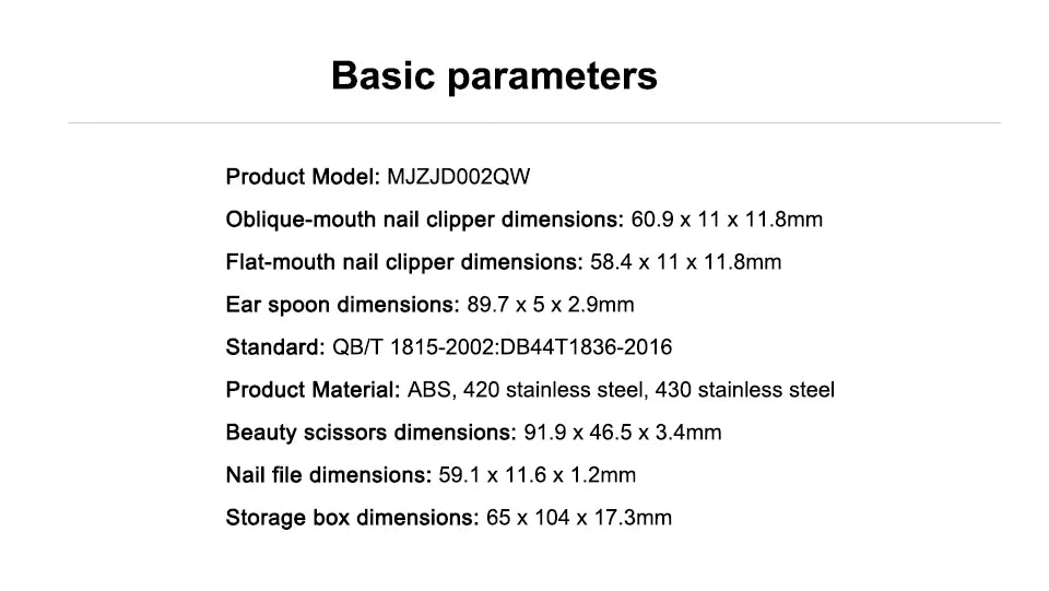 Xiaomi Mijia Portable Stainless Steel Nail Clipper Set - Smarsty