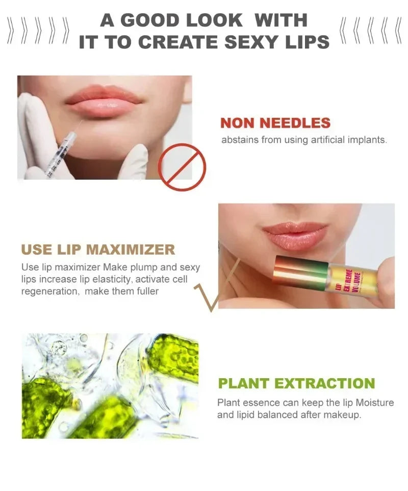 Ginger Mint Lip Plumper Oil for Fuller Youthful Lips - Smarsty