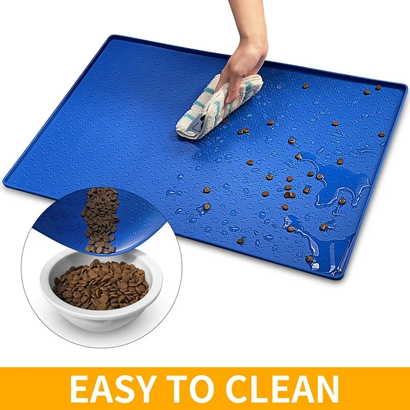 Waterproof Pet Placemat for Easy Feeding Cleanup - Smarsty