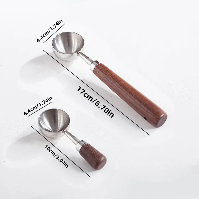 Walnut Wooden Measuring Spoon Set for Kitchen Use - Smarsty