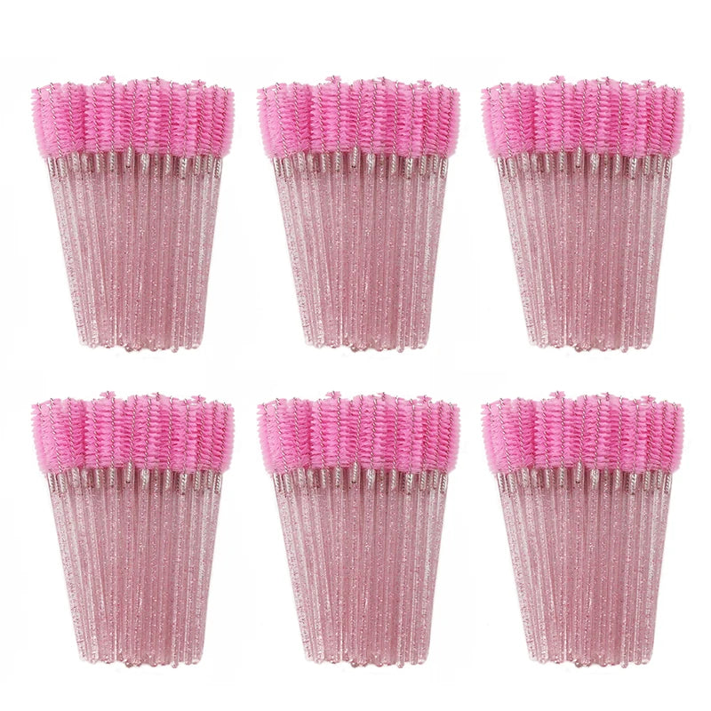 50Pcs Disposable Eyelash Brushes for Makeup Application - Smarsty
