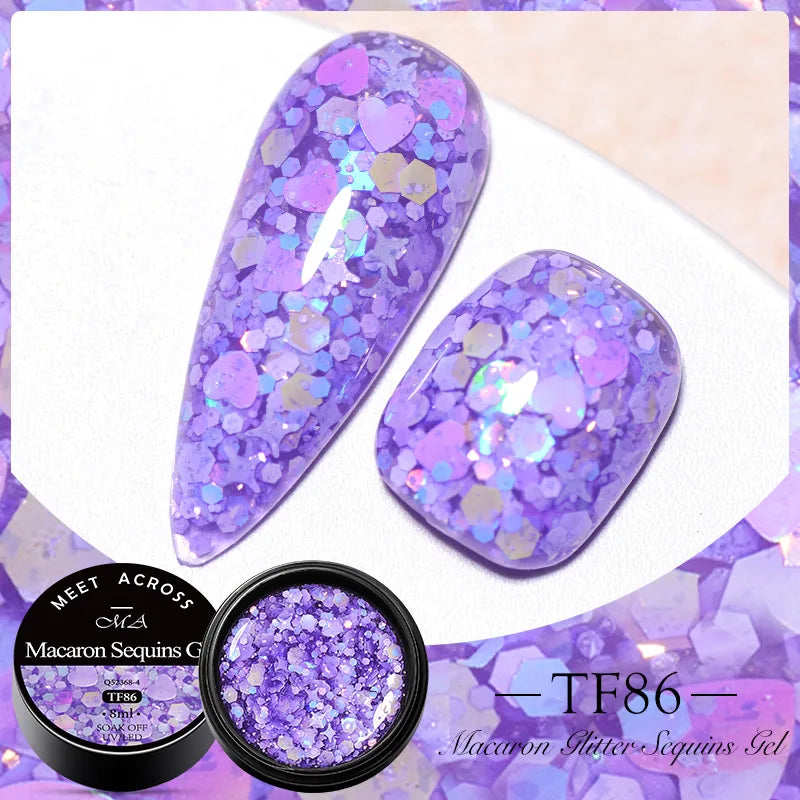 Pink Dried Flower Gel Nail Polish for Fairy Nail Art - Smarsty