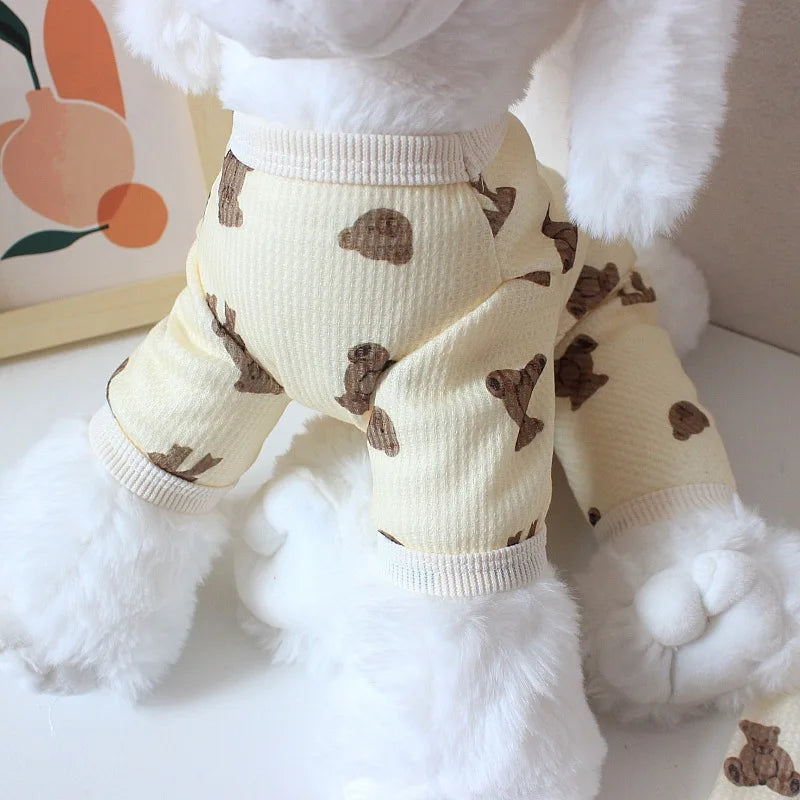 Comfortable Cotton Dog Jumpsuit for Spring Summer - Smarsty