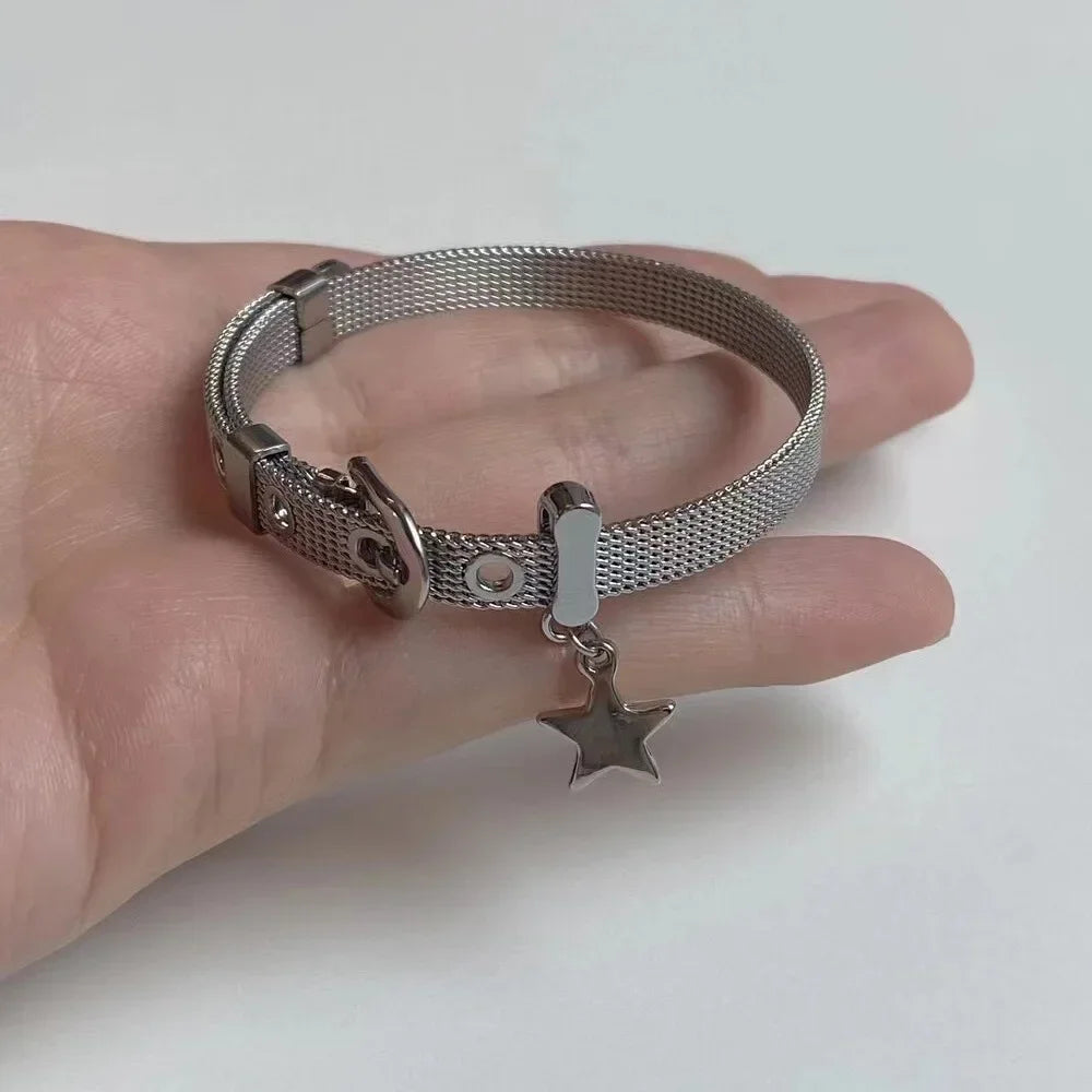 Punk Hip Hop Leather Skull Bracelet for Unisex Fashion - Smarsty