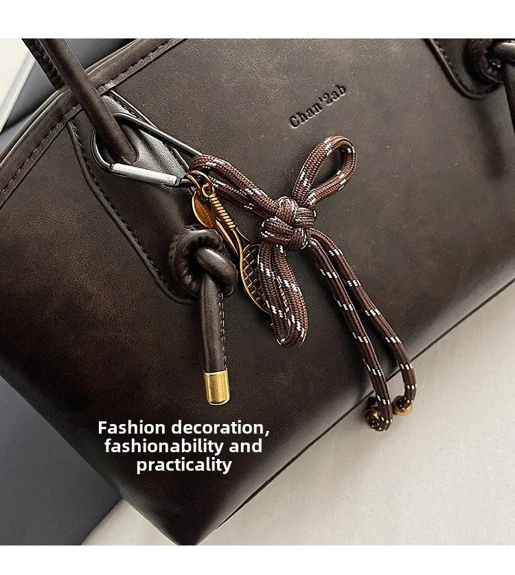 PU Leather Shoulder Bag For Women Versatile Crossbody Tote - Smarsty