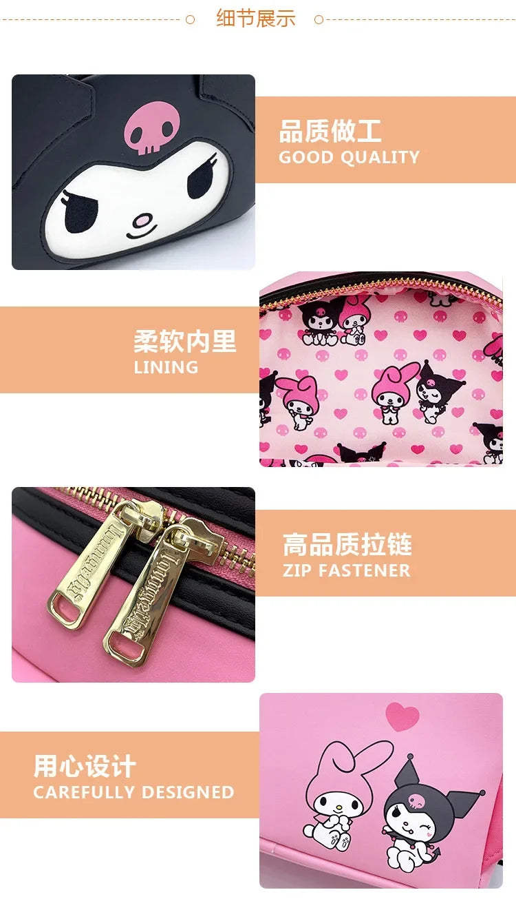 Charming Kids PU Backpack Cute Character Travel Bag - Smarsty