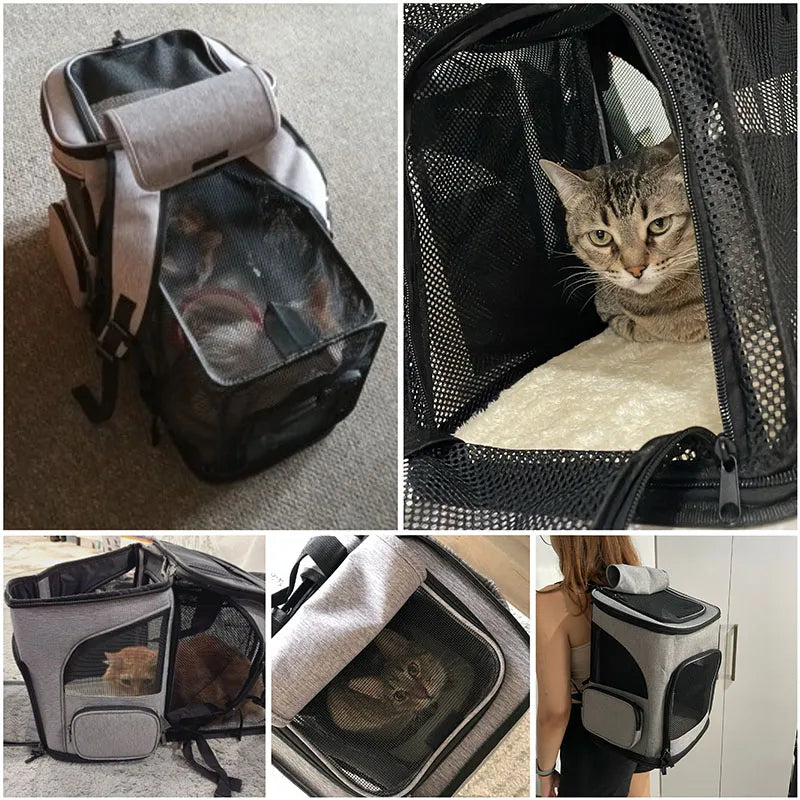 Breathable Large Capacity Cat Carrier Backpack - Smarsty