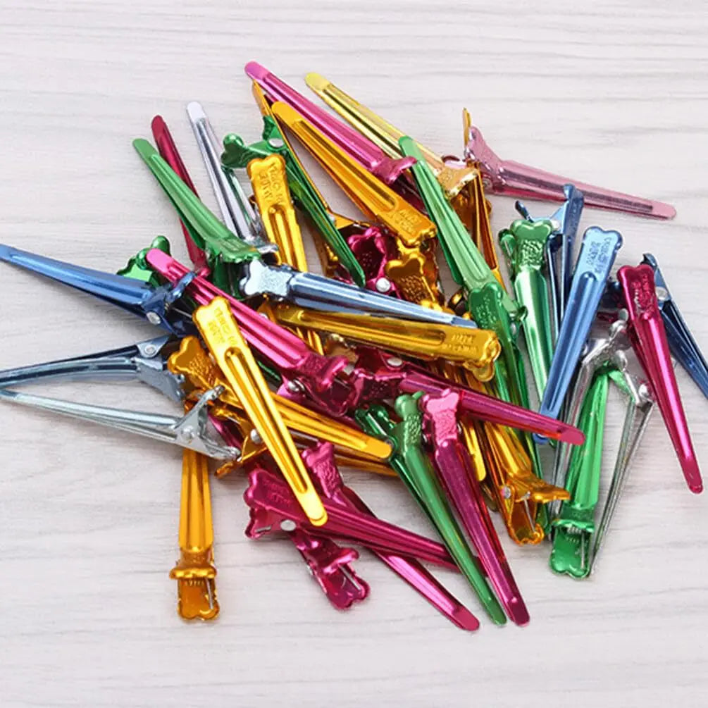 50 Pcs Heat Resistant Hairdressing Clips for Styling - Smarsty