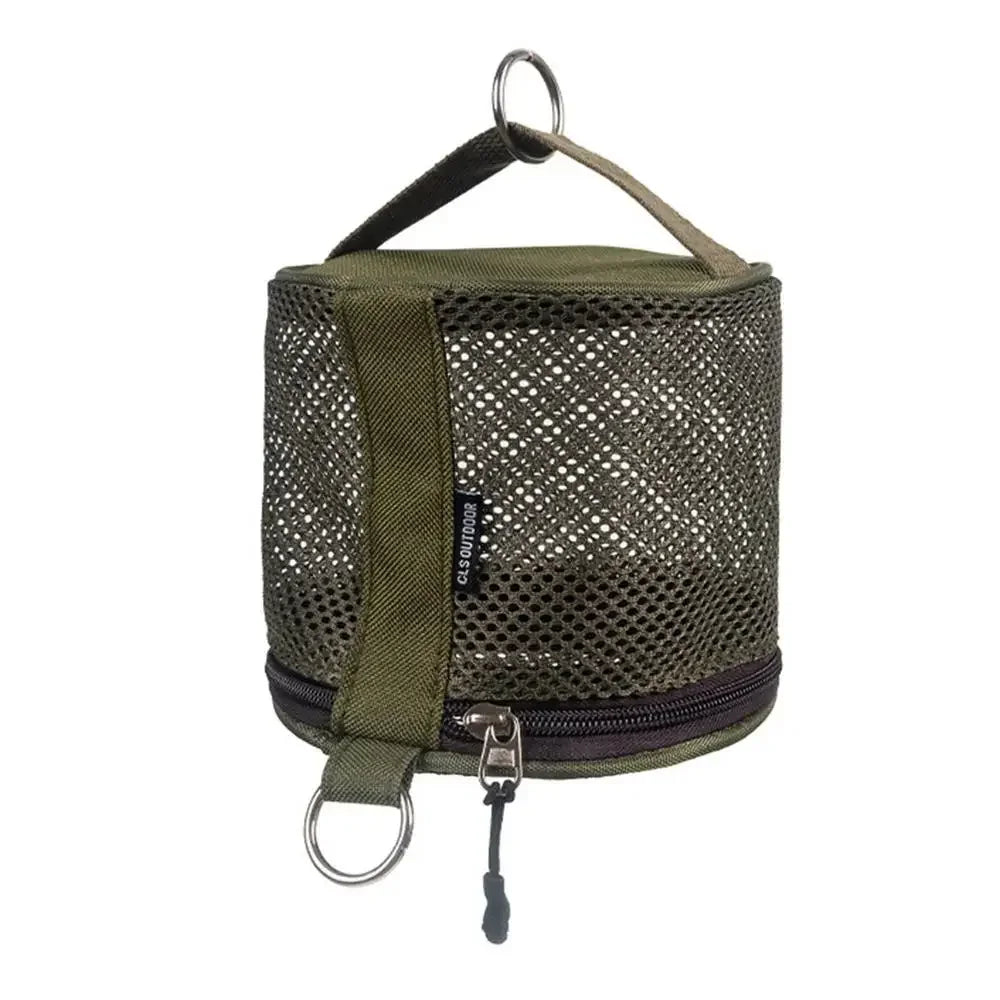 Outdoor camping tissue case roll paper storage bag with hook portable tissue holder tent hanging napkin holder camping supplies