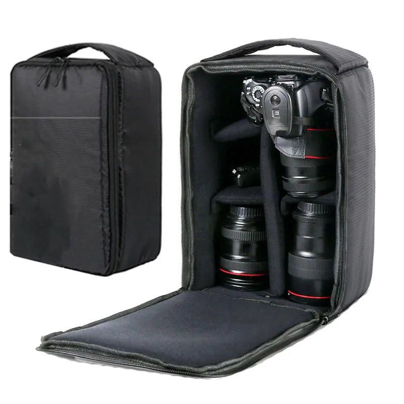 Waterproof DSLR Camera Bag Multi-functional Camera Backpack Outdoor Video Digital Camera Photo Case for Nikon Canon DSLR Lens - Smarsty