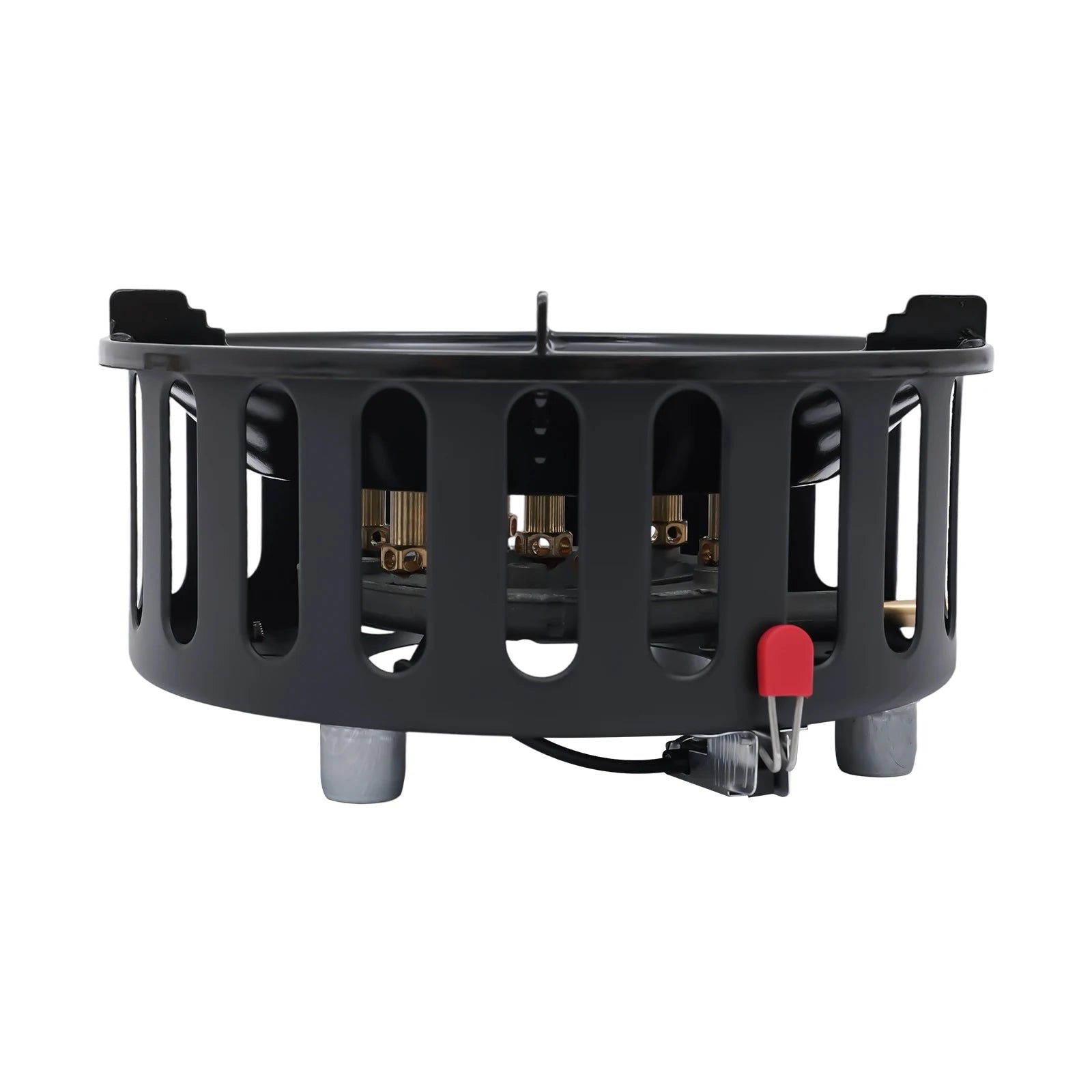 7-Core Camping Stove High-Power Strong Fire Portable Tourist Gas Burner Windproof Electronic Ignition Camping Equipment 21000W