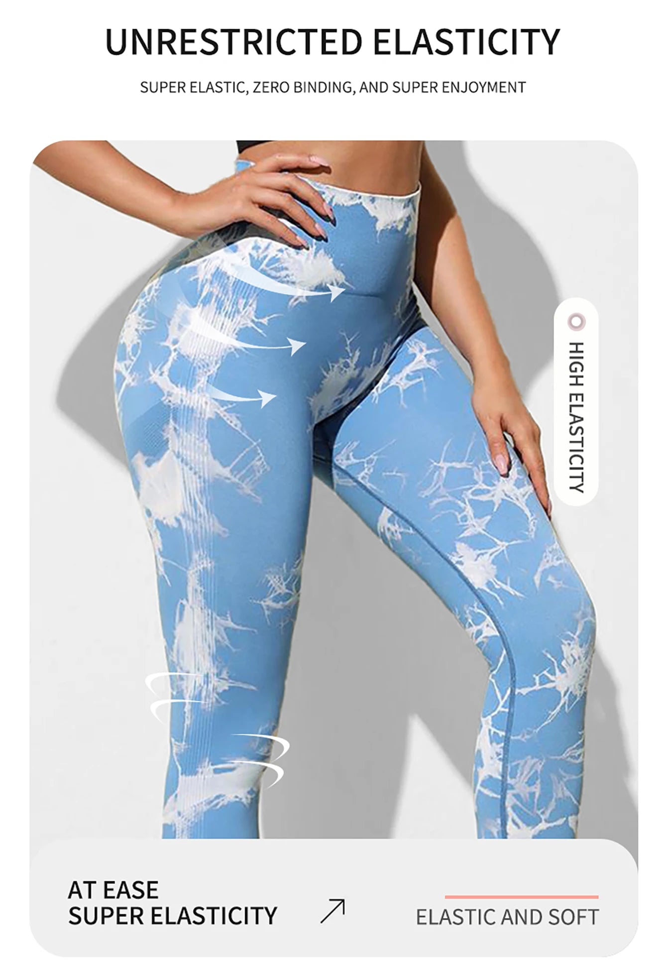 Tie Dye Yoga Pants Sport Leggings Women Seamless High Waist Push Up Woman Tights Fitness Workout Leggins Gym Clothing 2024 New - Smarsty
