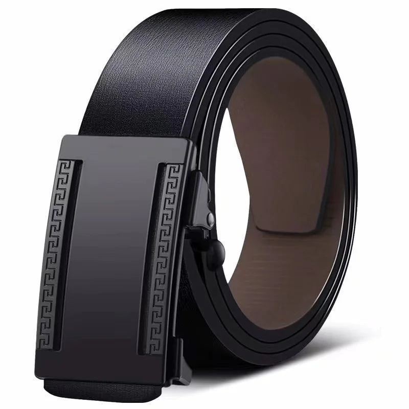 Luxury Genuine Leather Belt for Men with Automatic Buckle - Smarsty