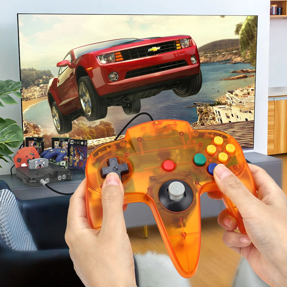 N64 Classic Wired Gamepad Controller With 8 Color Options - Smarsty