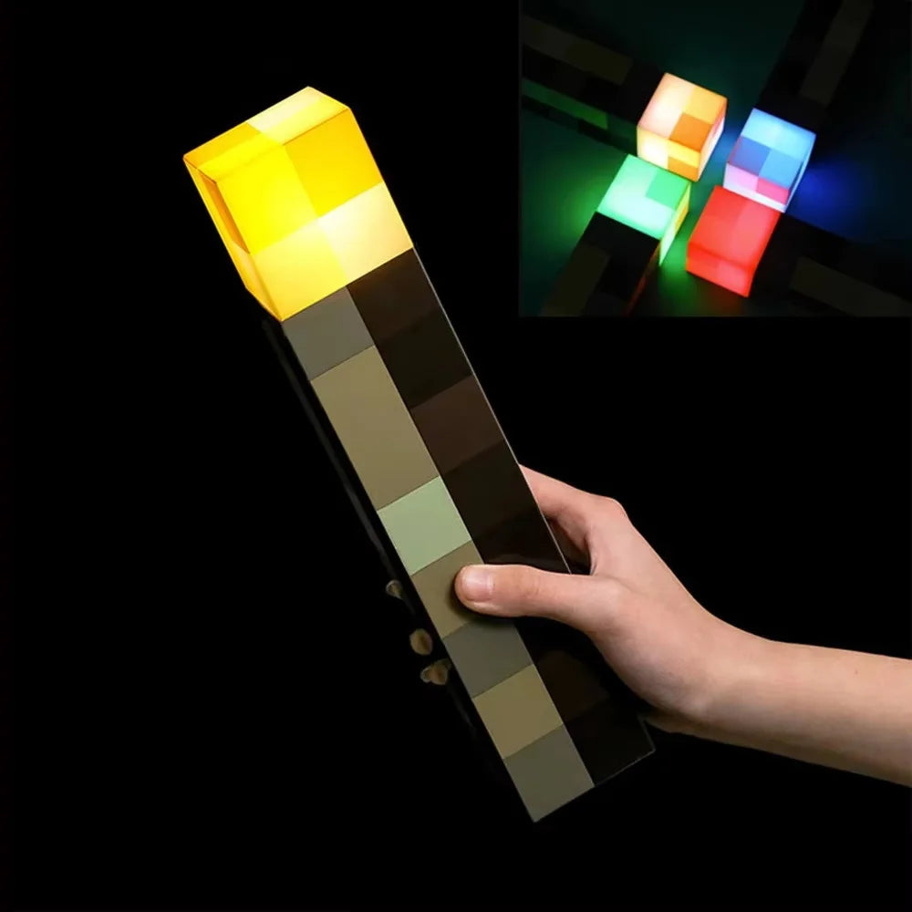MC Game Brownstone LED Torch Lamp for Kids - Smarsty