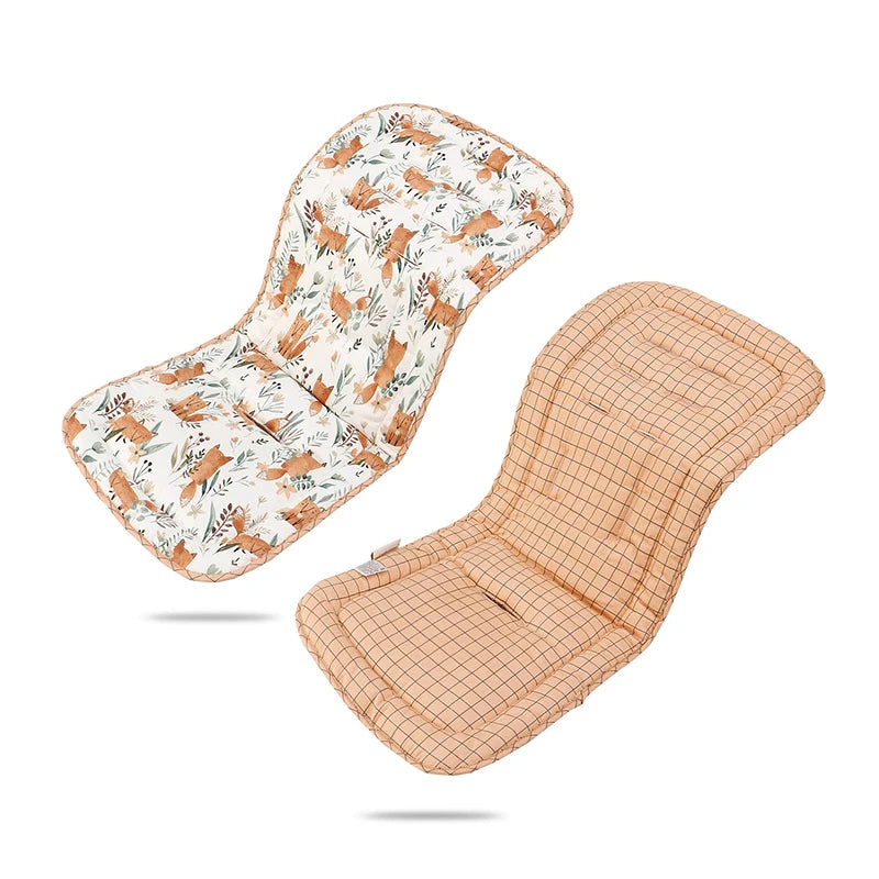 Comfortable Cotton Baby Stroller Pad Four Seasons General Soft Seat Cushion Child Cart Seat Mat Kids Pushchair Cushion For 0-27M by Smarsty
