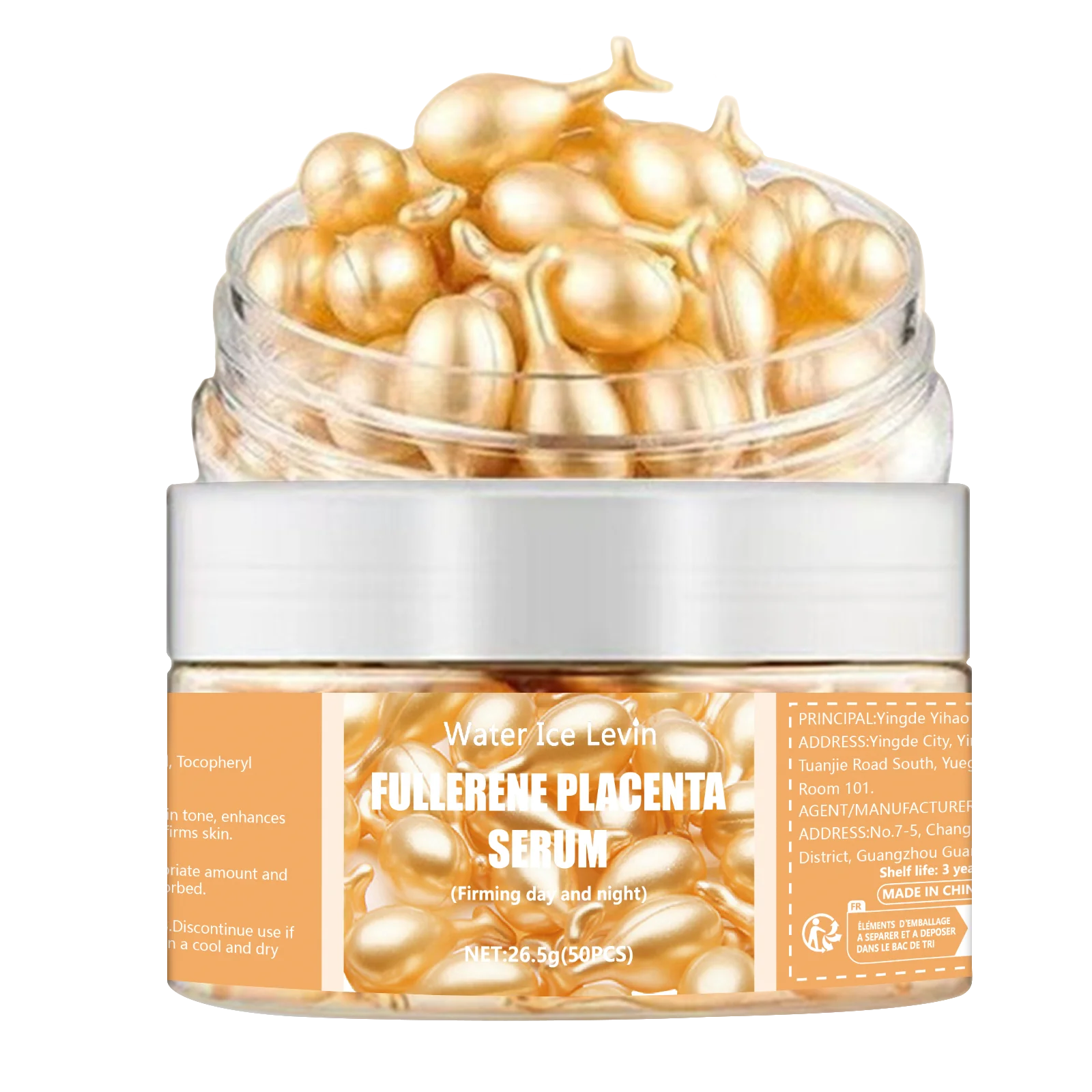 50Pcs Collagen Face Care Capsules Serum Spot Acne Wrinkle Remover Firming Whitening Hyaluronic Acid Essence Skin Care New style - Smarsty