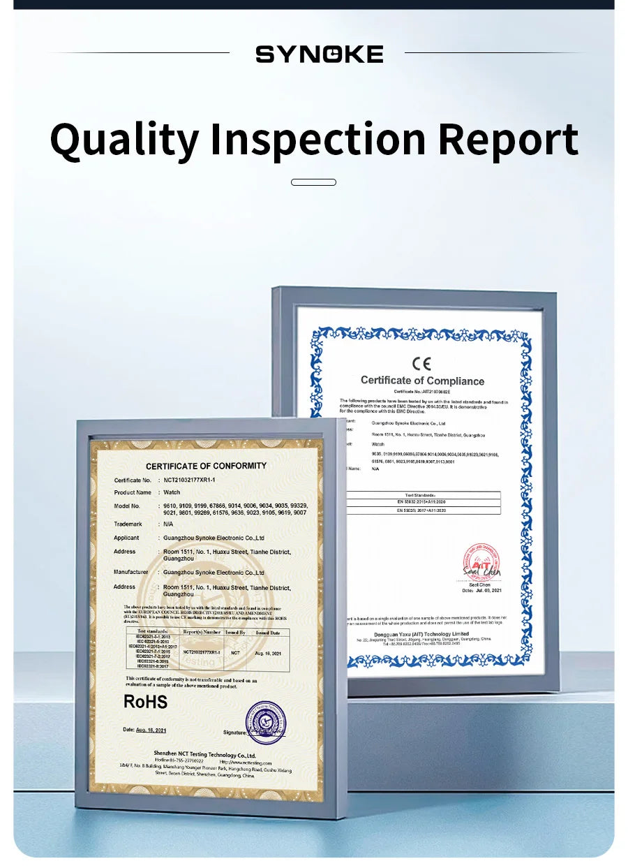 SYNOKE Men's Waterproof LED Digital Sports Watch - Smarsty