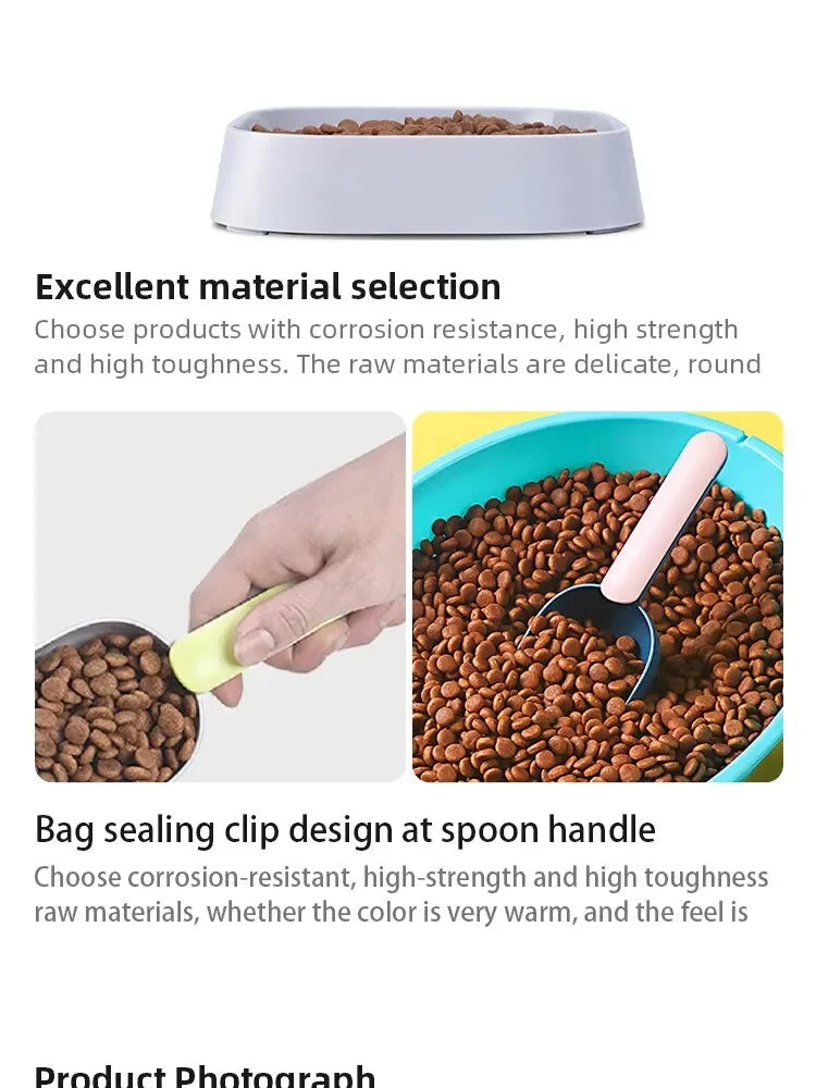 Multifunctional Dog Food Scoop With Sealing Clip - Smarsty