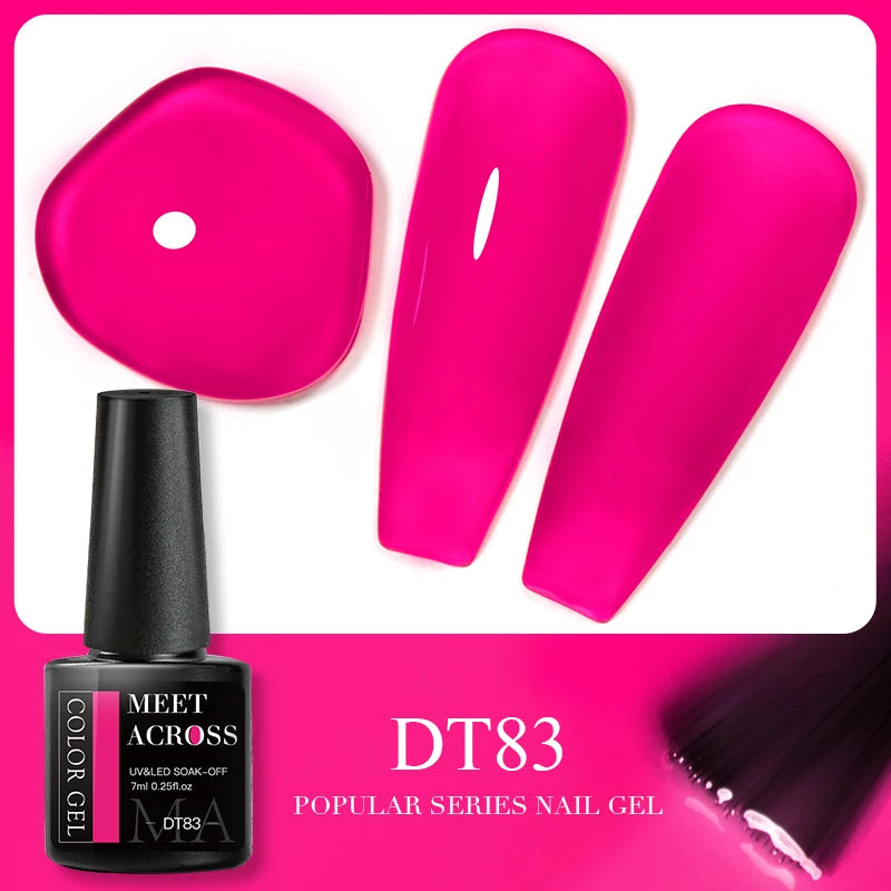 Pink Dried Flower Gel Nail Polish for Fairy Nail Art - Smarsty