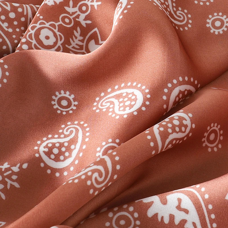 Elegant Silk Floral Hairbands and Neck Scarves - Smarsty