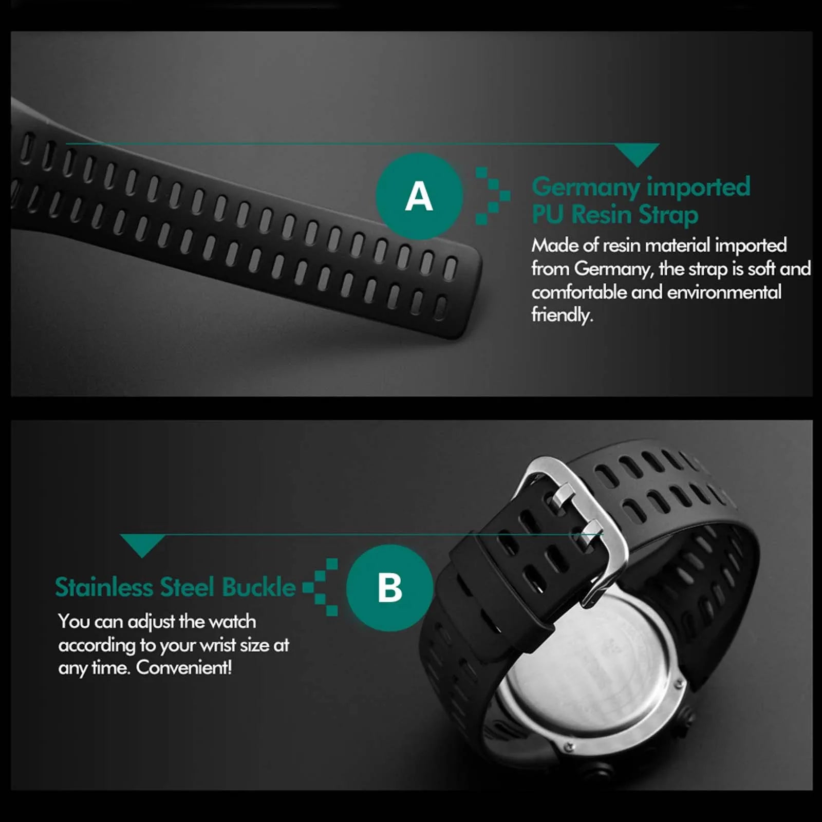 Luminous Digital Military Sports Watch for Men - Smarsty