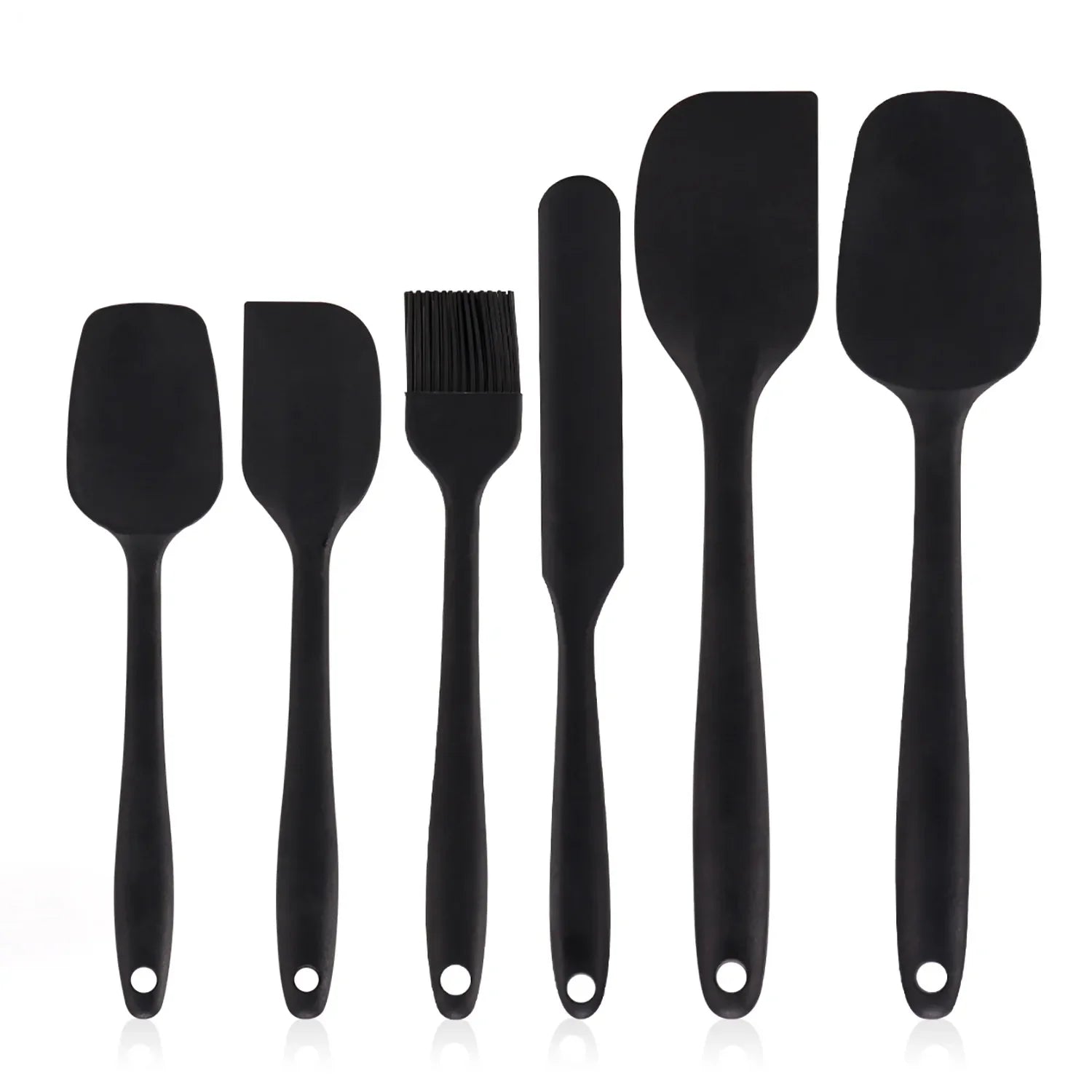 Heat Resistant Silicone Spatula Set for Baking - Smarsty