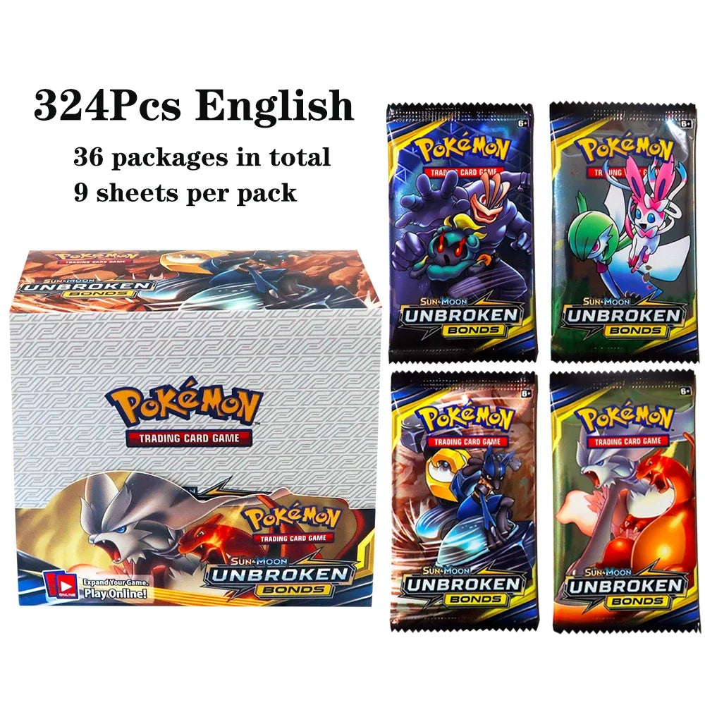 324pcs Pokemon TCG: Sword & Shield-Fusion Strike Booster Display Box (36 Packs) Board Game Card DESTINED RIVALS Stellar Crown - Smarsty