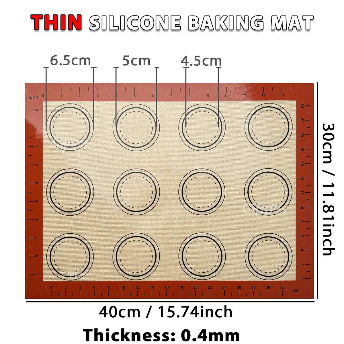 Silicone Baking Mat - Reusable Non Stick Oven Liner - Smarsty