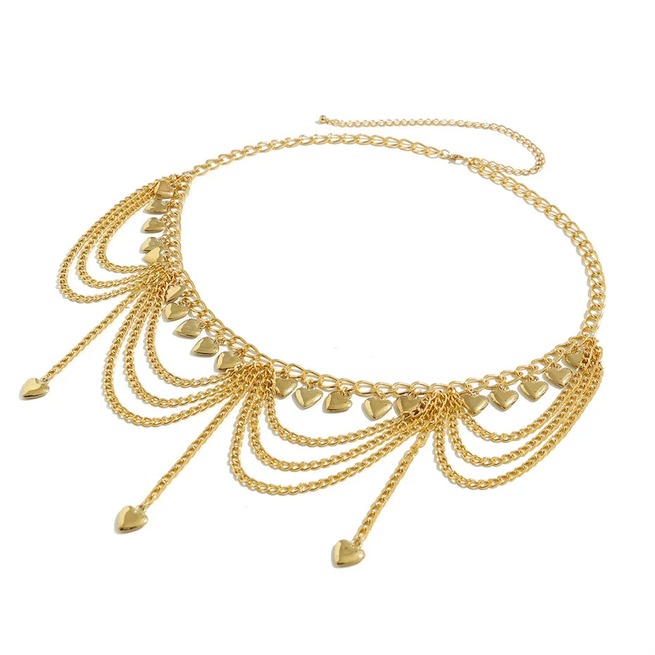 Multilayer Butterfly Pendant Belly Chain for Women - Smarsty