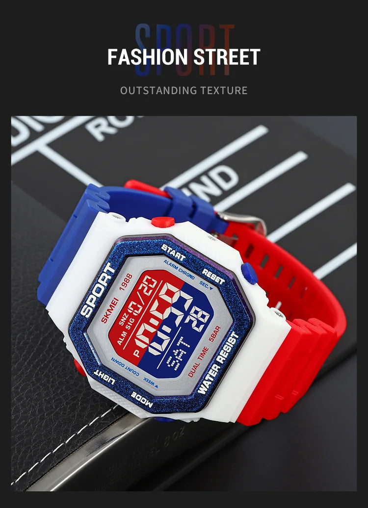 SKMEI Military Countdown Chrono Watch for Men - Smarsty