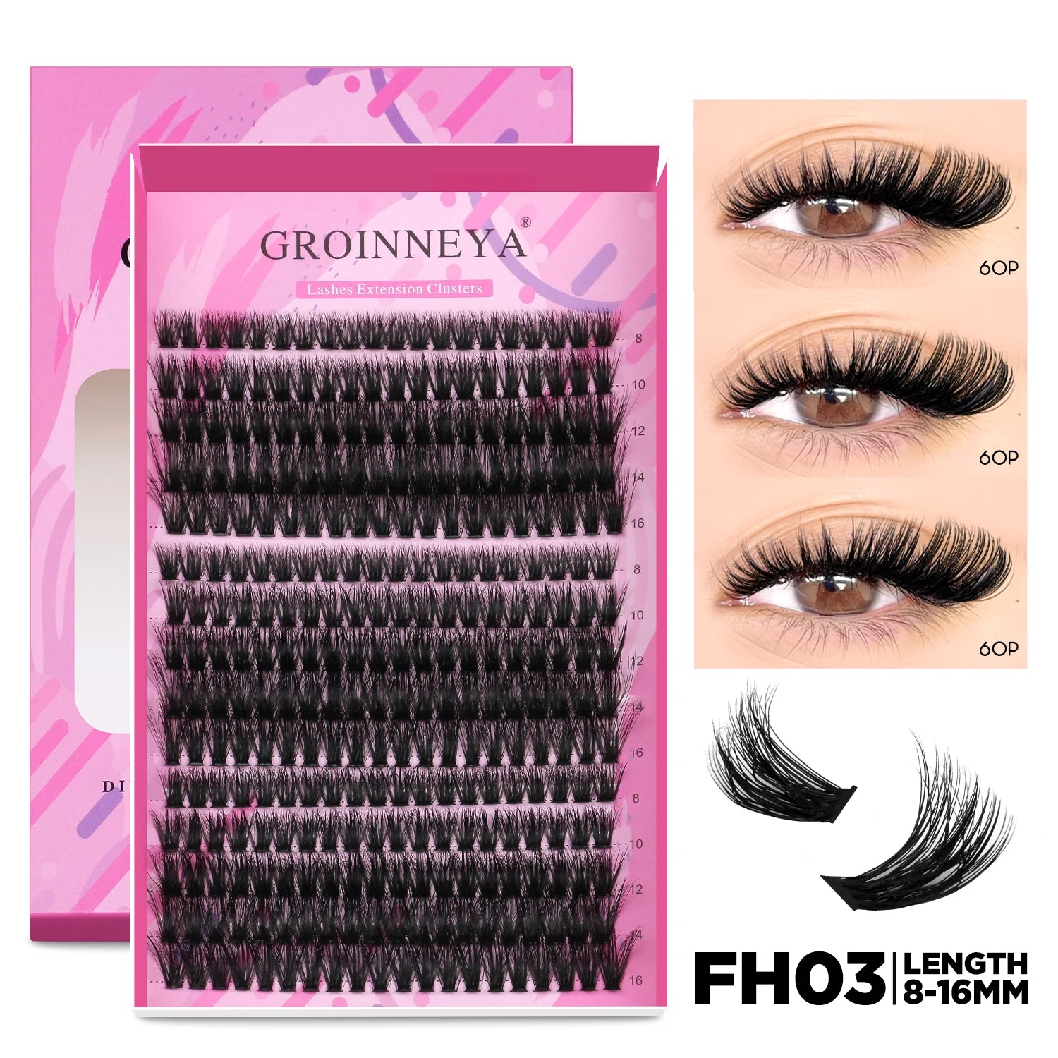 DIY Lash Extension Kit with Individual Lashes for Home Use - Smarsty