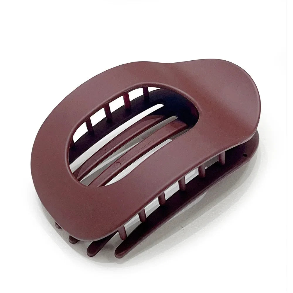 Fashion Leopard Oval Hair Claw Clip for Women - Smarsty