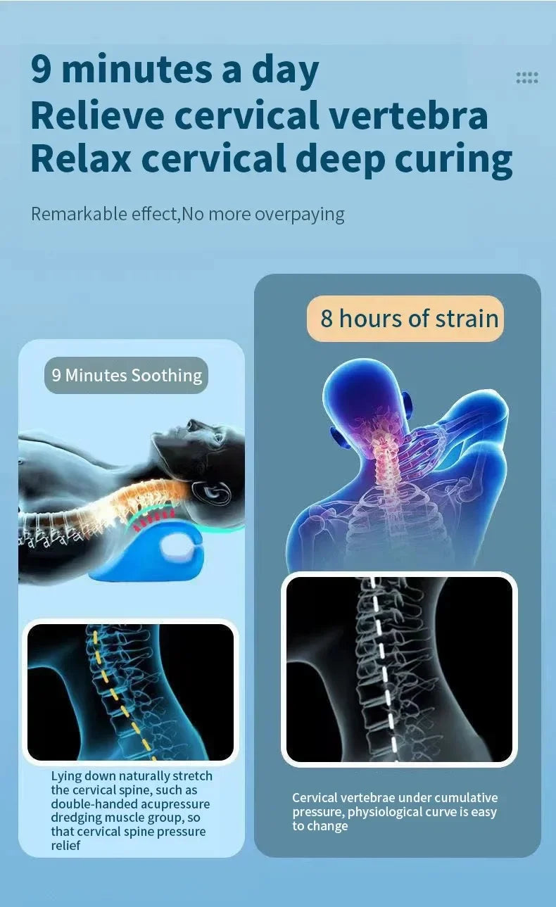 U-Shaped Cervical Massage Pad for Neck Support - Smarsty