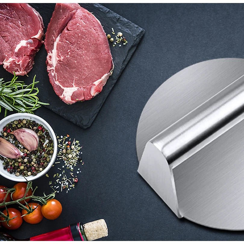 Stainless Steel Smash Burger Press Dropshipping Meat Masher Circular Meat Press Mold for Deli Meats Kitchen Accessories by Smarsty