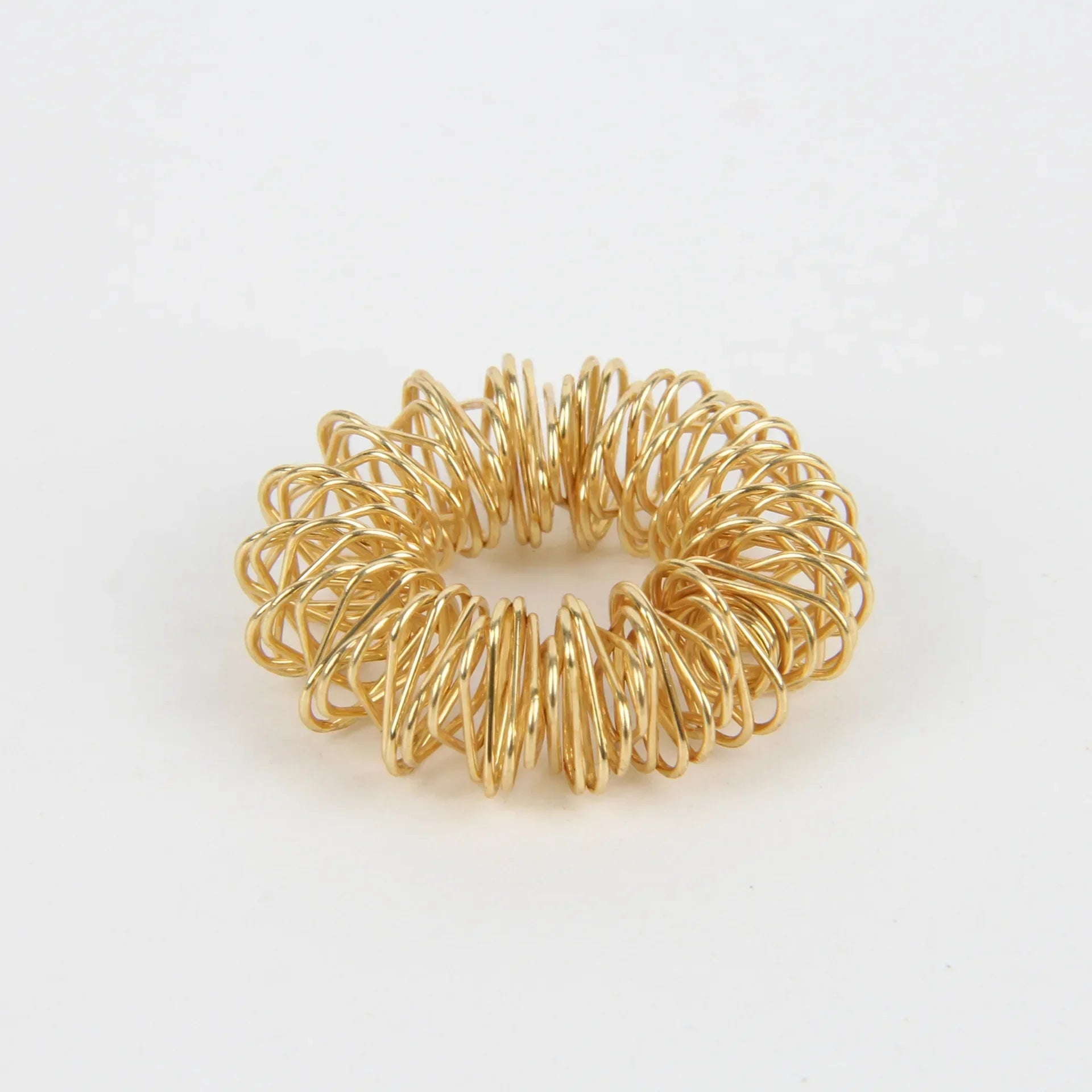 10pcs Gold Finger Massage Acupuncture Rings for Health - Smarsty