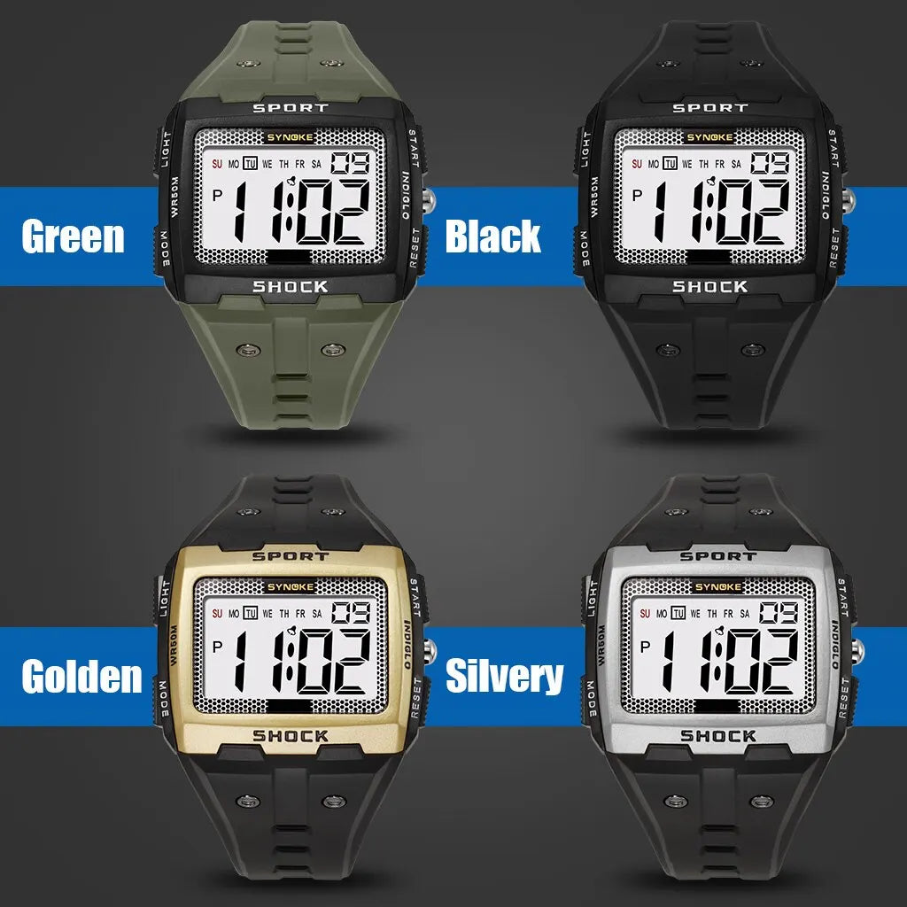 SYNOKE Waterproof Sports Watch with Night Glow Feature - Smarsty